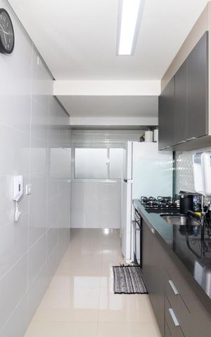 Apartamento à venda com 68m², 3 quartos e 1 vaga Apartamento à venda com 68m², 3 quartos e 1 vagaCozinha e Área de Serviço