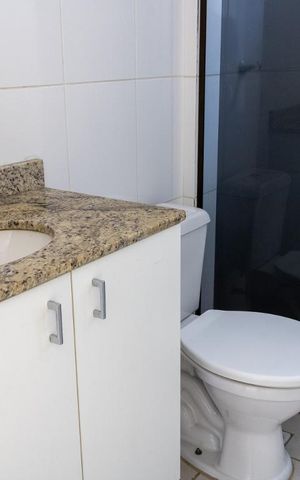 Apartamento à venda com 45m², 2 quartos e 1 vaga Apartamento à venda com 45m², 2 quartos e 1 vagaBanheiro