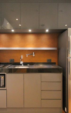 Studio para alugar com 32m², 1 quarto e 1 vaga Studio para alugar com 32m², 1 quarto e 1 vagaCozinha