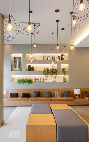 Studio à venda com 28m², 1 quarto e sem vagaÁrea comum - Salão de festas