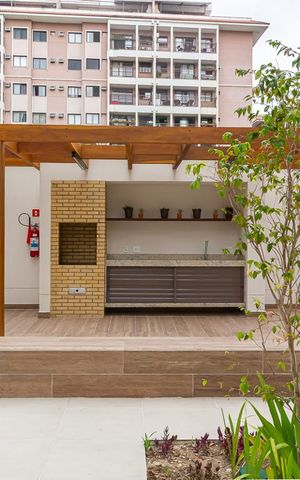 Apartamento para alugar com 46m², 2 quartos e 1 vaga Apartamento para alugar com 46m², 2 quartos e 1 vagaChurrasqueira