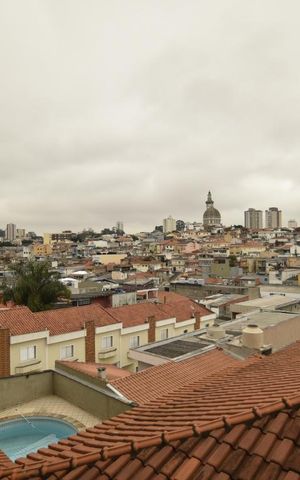 Studio à venda com 33m², 1 quarto e sem vagaVista da varanda