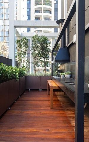 Studio à venda com 32m², 1 quarto e sem vaga Studio à venda com 32m², 1 quarto e sem vagaChurrasqueira