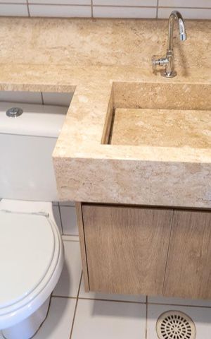 Apartamento à venda com 47m², 2 quartos e 1 vaga Apartamento à venda com 47m², 2 quartos e 1 vagaBanheiro social