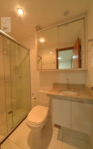 Apartamento à venda com 28m², 1 quarto e 1 vagaBanheiro