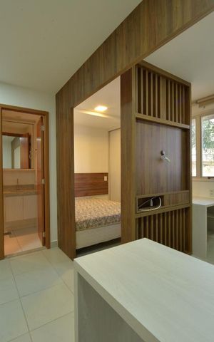 Apartamento à venda com 28m², 1 quarto e 1 vagaCozinha