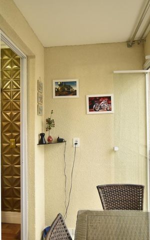 Apartamento à venda com 72m², 3 quartos e 1 vagaVaranda