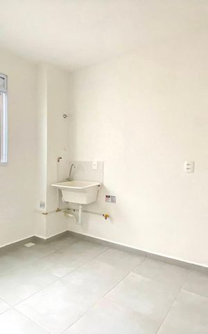 Apartamento para alugar com 45m², 2 quartos e 1 vaga Apartamento para alugar com 45m², 2 quartos e 1 vagaCozinha e Área de Serviço