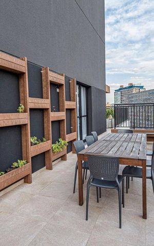 Studio à venda com 21m², 1 quarto e sem vaga Studio à venda com 21m², 1 quarto e sem vagaÁrea comum - Terraço