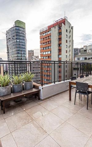 Studio à venda com 21m², 1 quarto e sem vaga Studio à venda com 21m², 1 quarto e sem vagaÁrea comum - Terraço