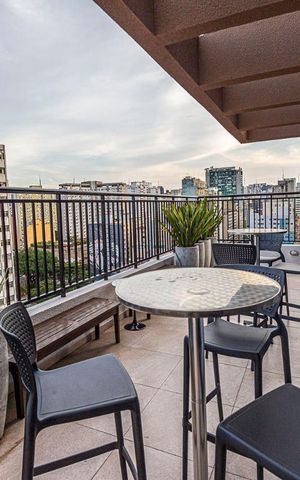 Studio à venda com 21m², 1 quarto e sem vaga Studio à venda com 21m², 1 quarto e sem vagaÁrea comum - Terraço