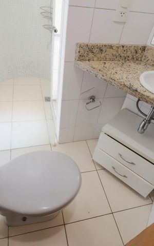 Apartamento para alugar com 35m², 1 quarto e 1 vaga Apartamento para alugar com 35m², 1 quarto e 1 vagaBanheiro da suíte