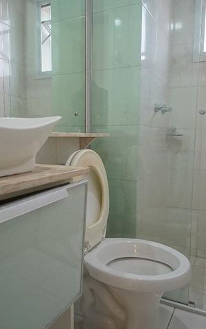 Apartamento para alugar com 58m², 2 quartos e 1 vagaBanheiro
