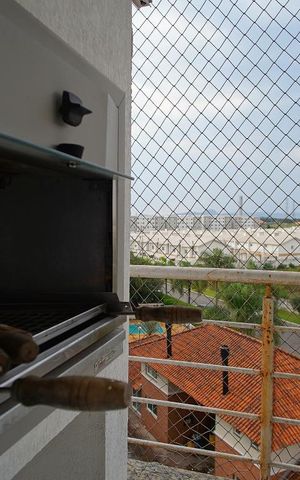 Apartamento para alugar com 58m², 2 quartos e 1 vagaVaranda - churrasqueira