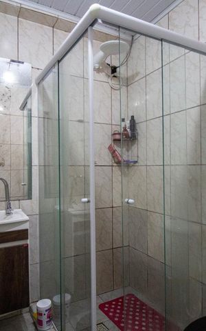 Casa para alugar com 120m², 2 quartos e 1 vaga Casa para alugar com 120m², 2 quartos e 1 vagaBanheiro