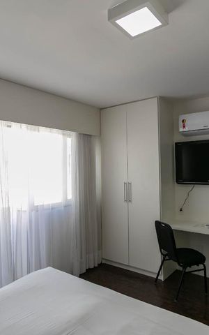 Studio para alugar com 30m², 1 quarto e sem vaga Studio para alugar com 30m², 1 quarto e sem vagaQuarto