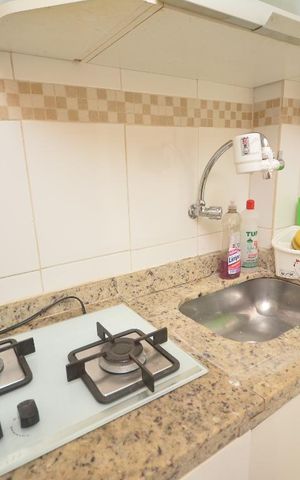 Studio à venda com 30m², 1 quarto e sem vagaCozinha