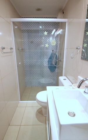 Apartamento à venda com 86m², 2 quartos e 2 vagasBanheiro 
