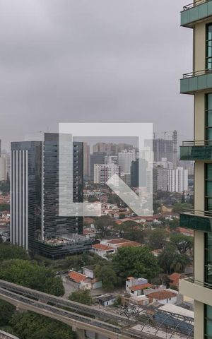 Apartamento para alugar com 74m², 1 quarto e 2 vagas Apartamento para alugar com 74m², 1 quarto e 2 vagasVista da Varanda da Sala