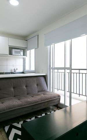 Studio para alugar com 26m², 1 quarto e sem vagaSala / Dormitório