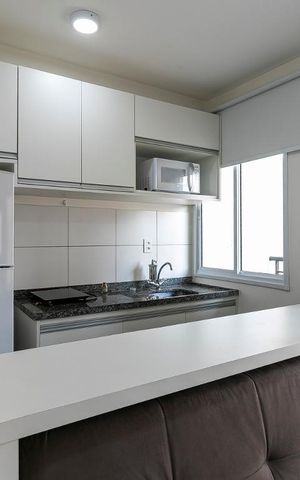 Studio para alugar com 26m², 1 quarto e sem vagaCozinha