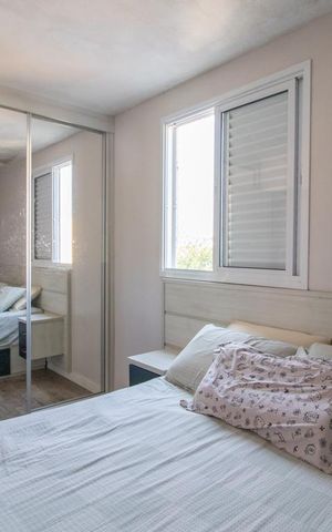 Apartamento à venda com 63m², 3 quartos e 1 vagaQuarto 1 - Suíte