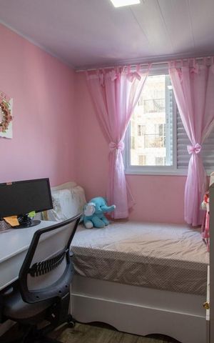 Apartamento à venda com 63m², 3 quartos e 1 vagaQuarto 2