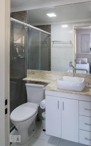 Apartamento à venda com 63m², 3 quartos e 1 vagaBanheiro da Suíte