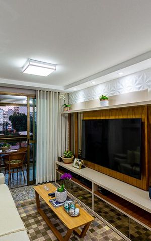 Apartamento à venda com 105m², 3 quartos e 2 vagas Apartamento à venda com 105m², 3 quartos e 2 vagasSala