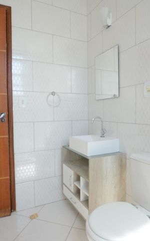 Apartamento para alugar com 84m², 2 quartos e 1 vagaBanheiro da suite