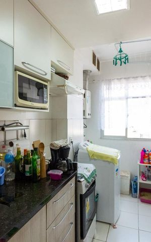 Apartamento à venda com 50m², 2 quartos e 1 vagaCozinha e Área de Serviço