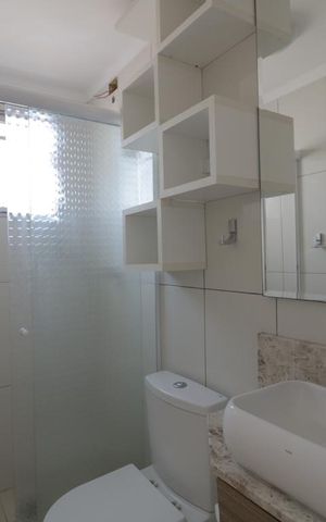 Apartamento para alugar com 58m², 2 quartos e 1 vagaBanheiro