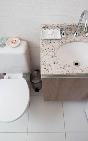 Apartamento à venda com 58m², 2 quartos e 1 vagaBanheiro Corredor