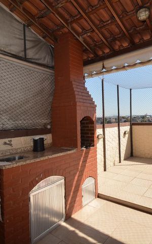 Apartamento à venda com 110m², 3 quartos e 1 vagaCobertura - Churrasqueira