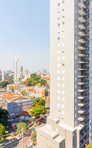 Apartamento à venda com 49m², 2 quartos e 1 vaga Apartamento à venda com 49m², 2 quartos e 1 vagaVista da Sacada da Sala