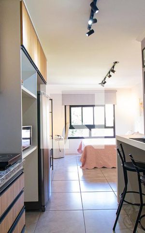 Studio para alugar com 25m², 1 quarto e sem vagaCozinha
