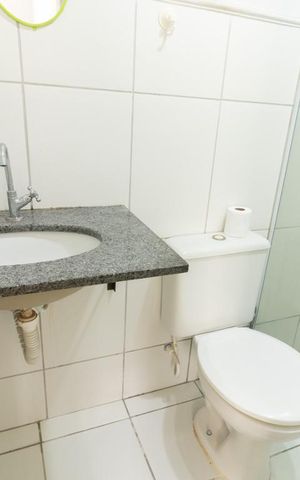 Apartamento para alugar com 55m², 2 quartos e 1 vaga Apartamento para alugar com 55m², 2 quartos e 1 vagaBanheiro