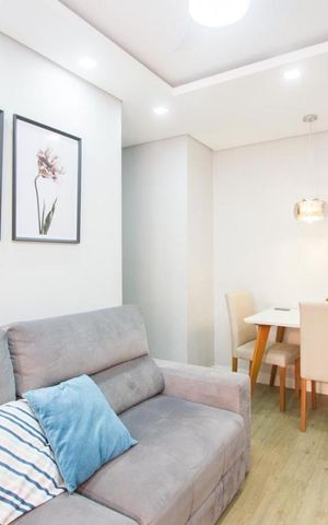 Apartamento à venda com 52m², 2 quartos e 1 vagaSala
