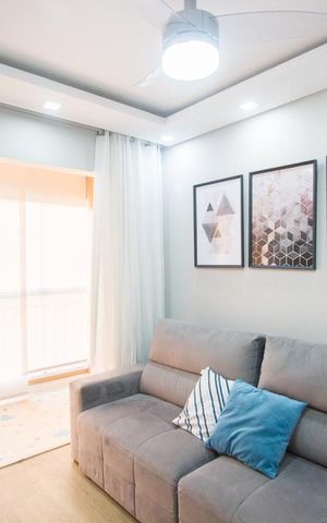 Apartamento à venda com 52m², 2 quartos e 1 vagaSala