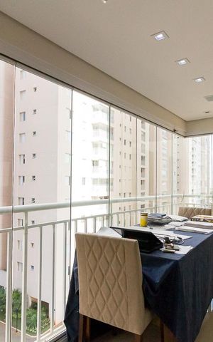 Apartamento à venda com 115m², 3 quartos e 2 vagasVaranda gourmet
