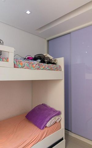 Apartamento à venda com 115m², 3 quartos e 2 vagasQuarto 2