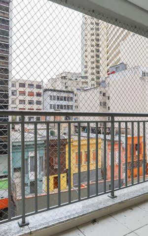 Apartamento para alugar com 28m², 1 quarto e sem vagaVaranda