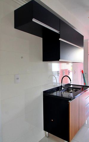 Apartamento à venda com 58m², 2 quartos e 1 vagaCozinha e Área de Serviço