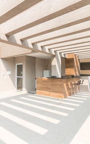 Studio para alugar com 28m², 1 quarto e 1 vagaChurrasqueira e terraço