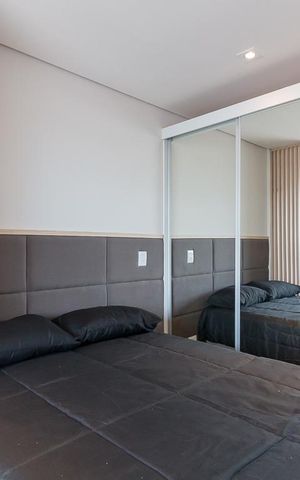 Studio para alugar com 28m², 1 quarto e 1 vagaQuarto