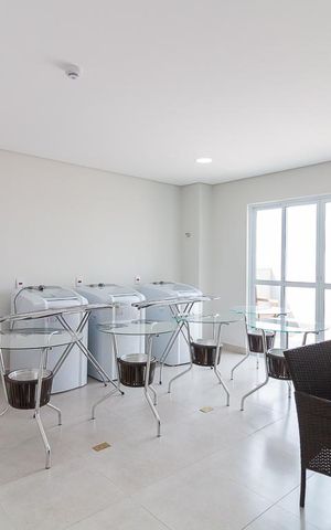 Studio para alugar com 28m², 1 quarto e 1 vagaLavanderia
