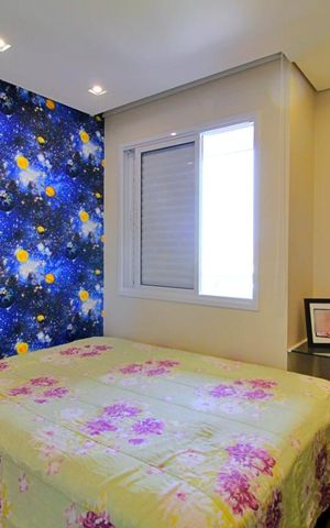 Apartamento à venda com 73m², 3 quartos e 2 vagasQuarto 3
