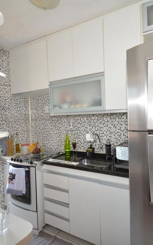 Apartamento à venda com 85m², 3 quartos e 2 vagasCozinha e Área de Serviço