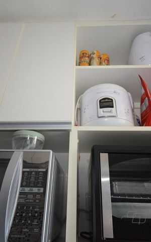 Apartamento à venda com 85m², 3 quartos e 2 vagasCozinha e Área de Serviço - Armários