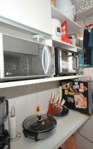 Apartamento à venda com 85m², 3 quartos e 2 vagasCozinha e Área de Serviço